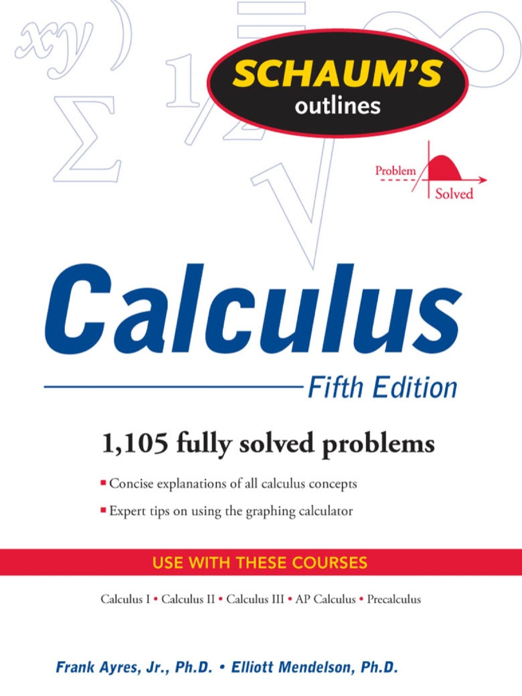 Schaum's Outline of Calculus, 5ed 5th Edition - (PDF/EPUB Version)