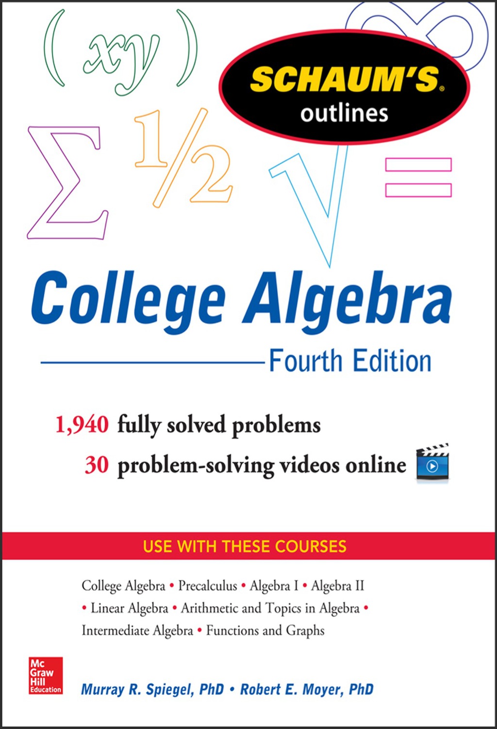Schaum's Outline of College Algebra, Fourth Edition 4th Edition - (PDF/EPUB Version)