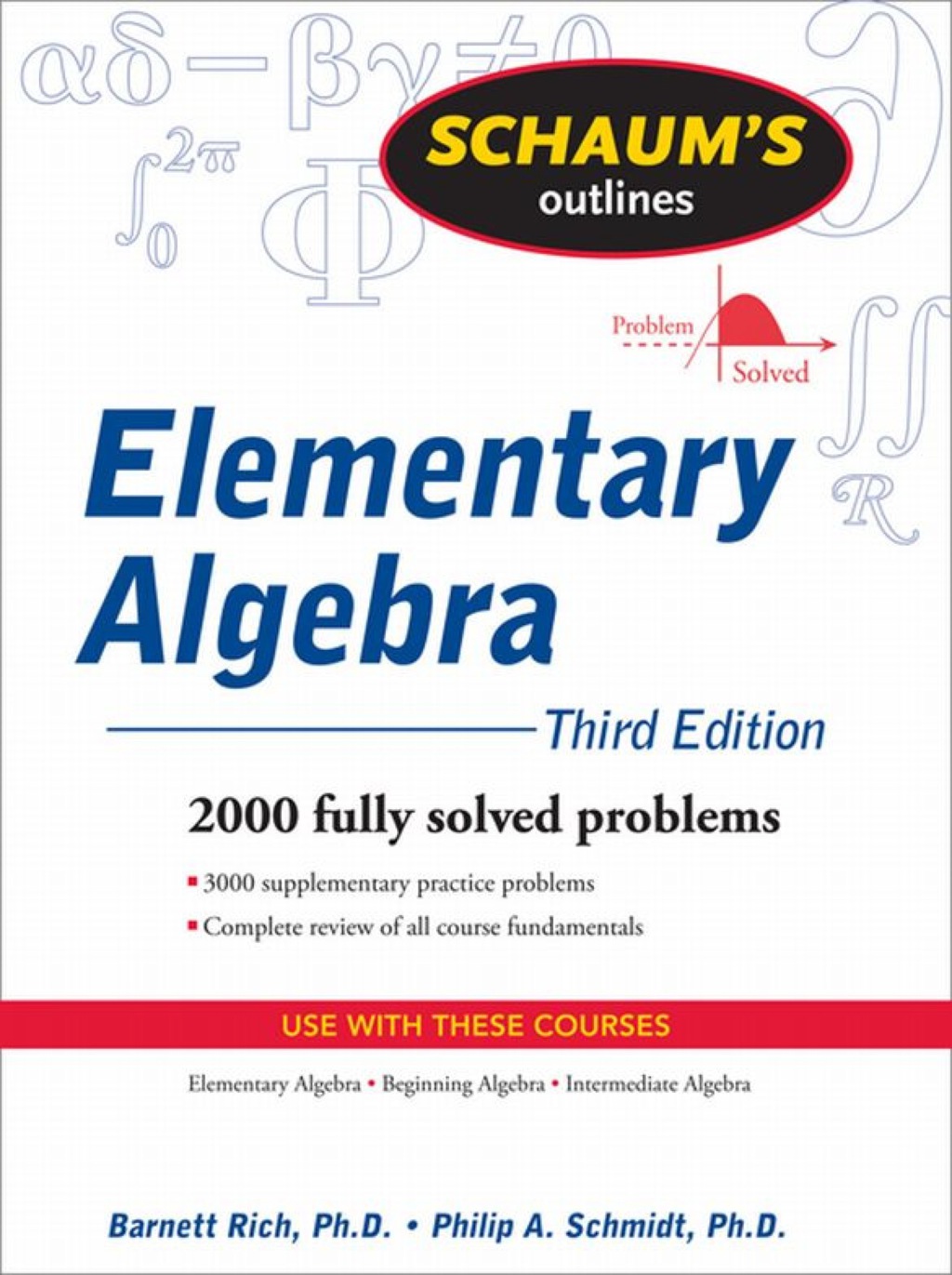 Schaum's Outline of Elementary Algebra, 3ed 3rd Edition - (PDF/EPUB Version)