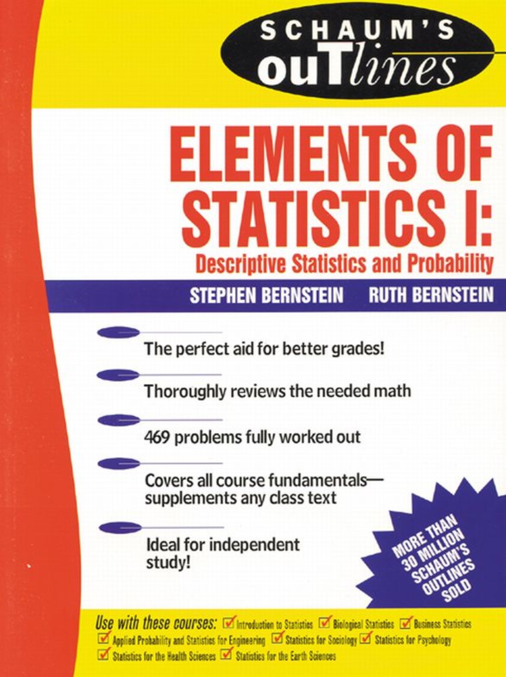 Schaum's Outline of Elements of Statistics I: Descriptive Statistics and Probability 1st Edition - (PDF/EPUB Version)