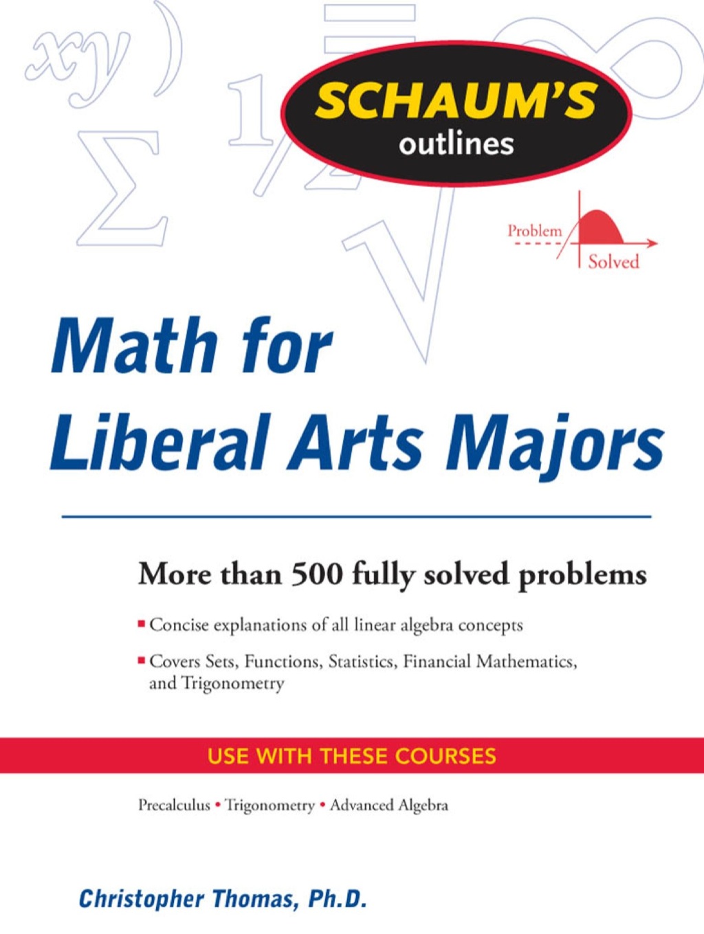 Schaum's Outline of Mathematics for Liberal Arts Majors 1st Edition - (PDF/EPUB Version)