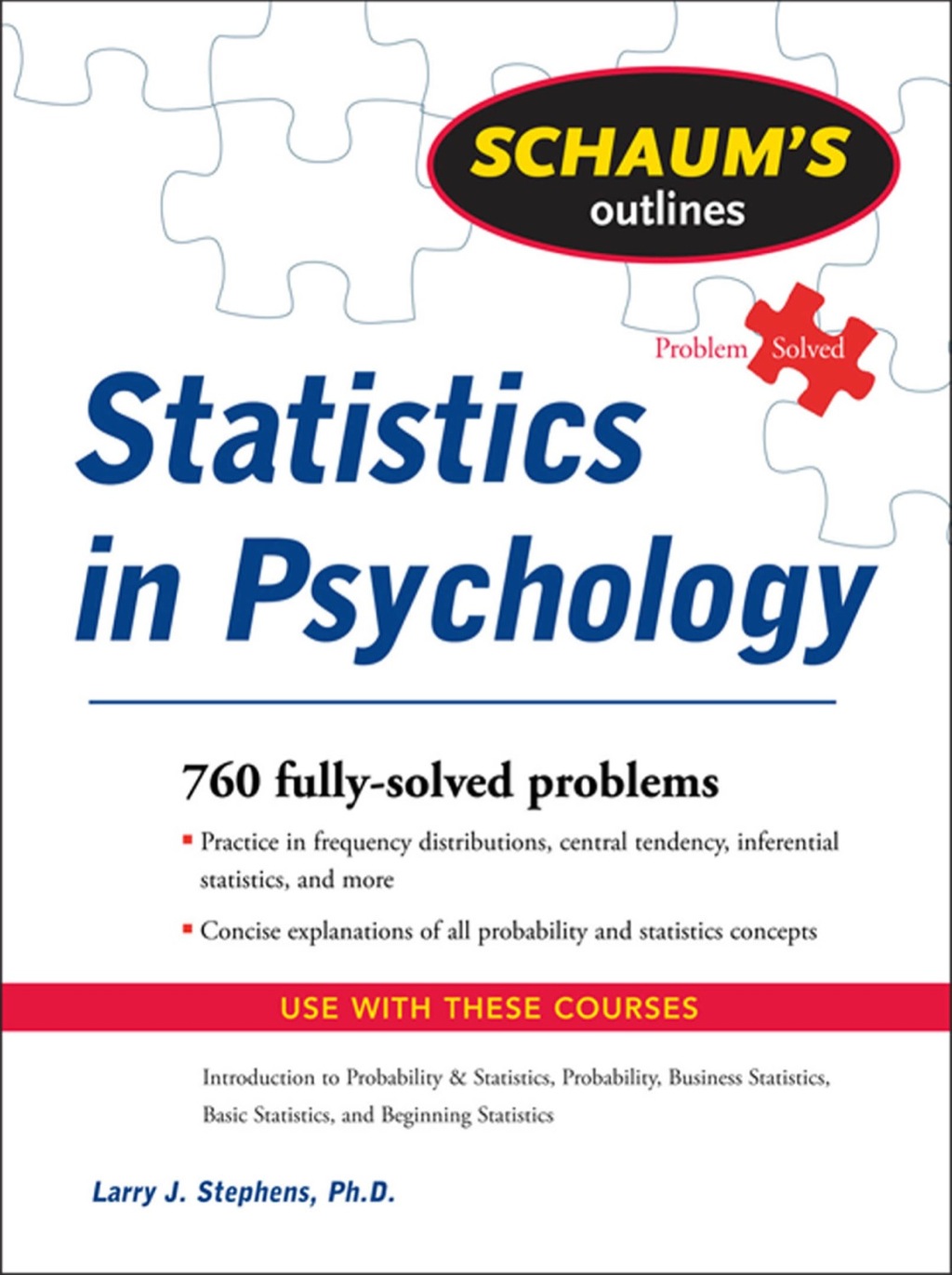 Schaum's Outline of Statistics in Psychology 1st Edition - (PDF/EPUB Version)