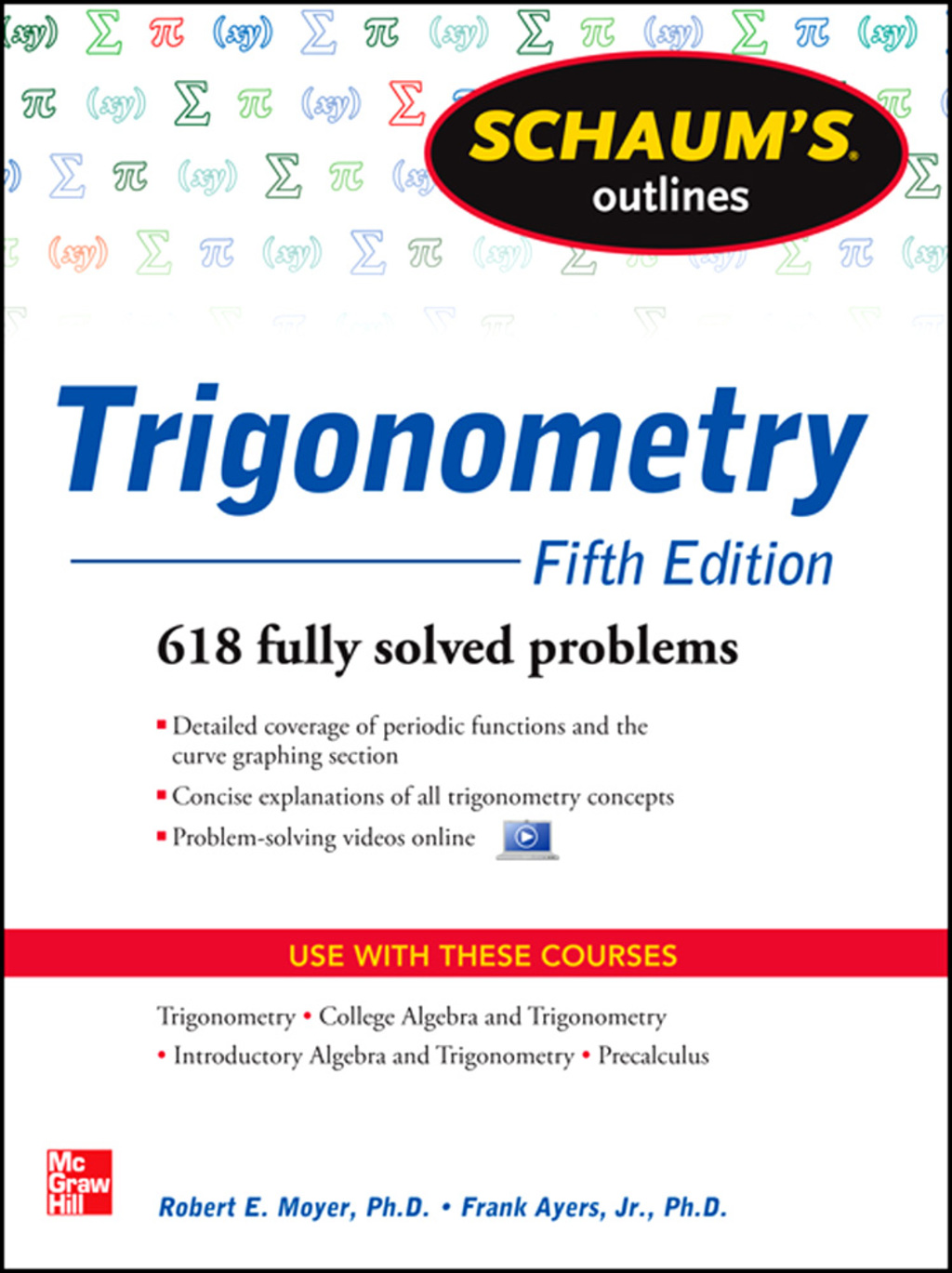 Schaum's Outline of Trigonometry, 5th Edition 618 Solved Problems + 20 Videos 5th Edition - (PDF/EPUB Version)