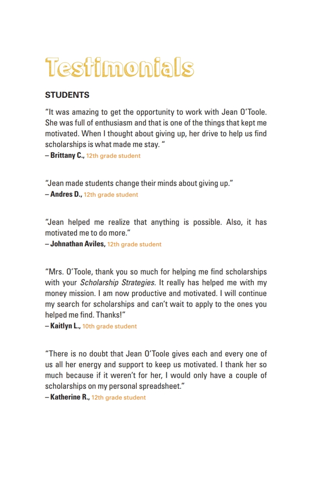 Scholarship Strategies Finding and Winning the Money You Need - (PDF/EPUB Version)