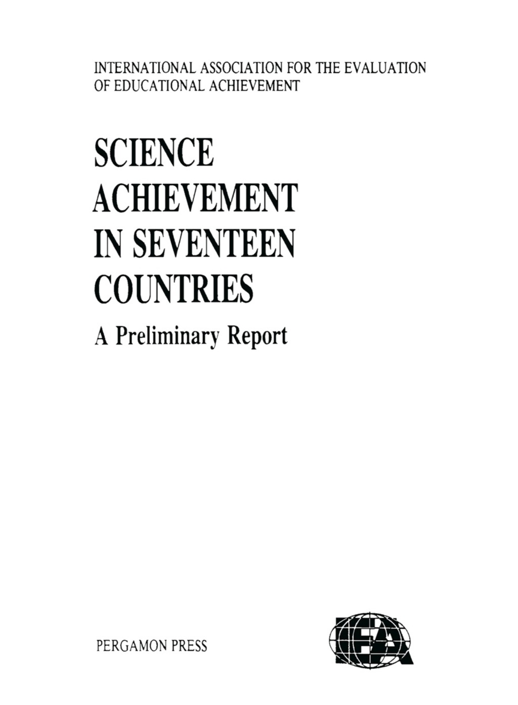 Science Achievement in Seventeen Countries - (PDF/EPUB Version)