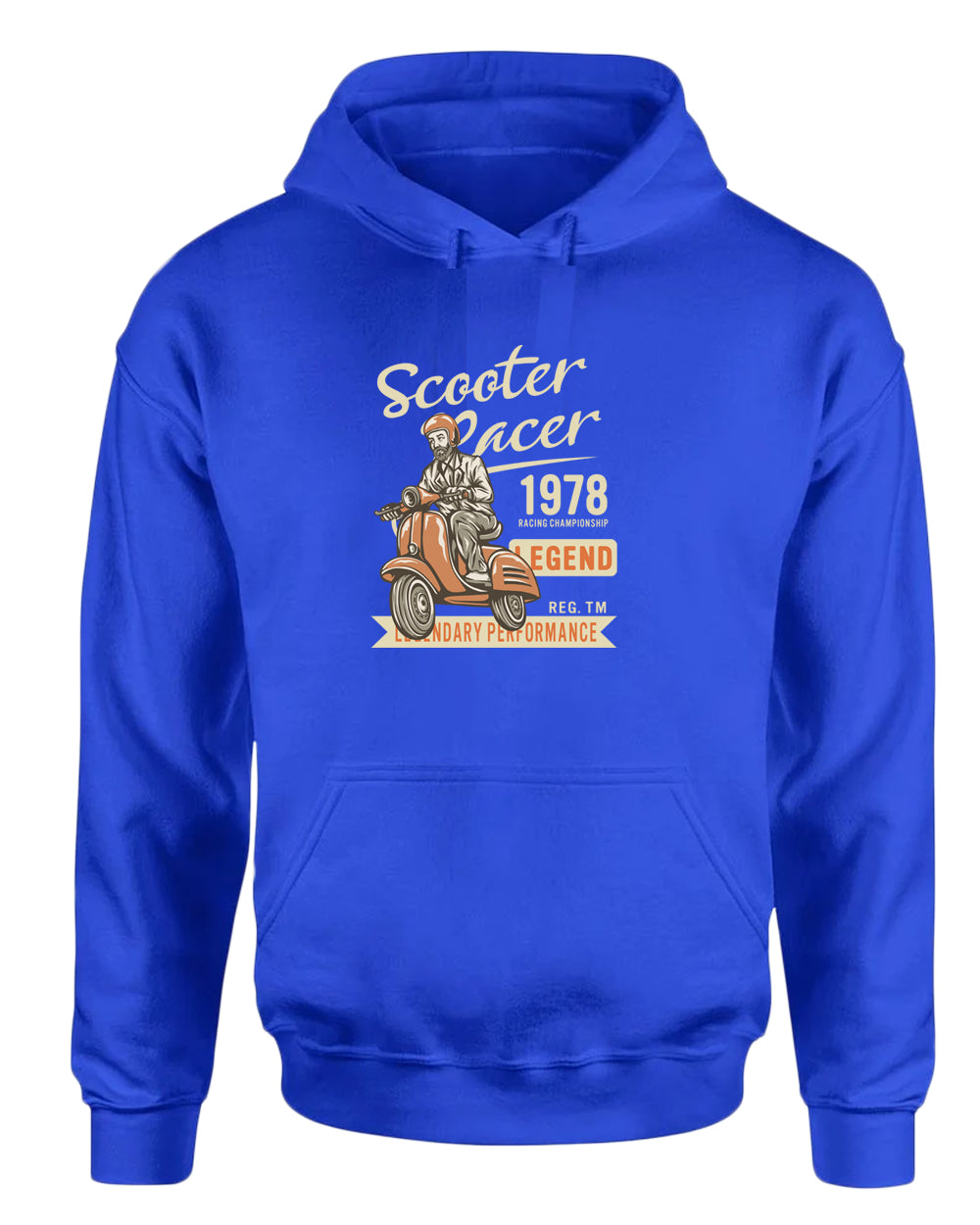 Scooter racer 1978 legend motorcycle hoodie
