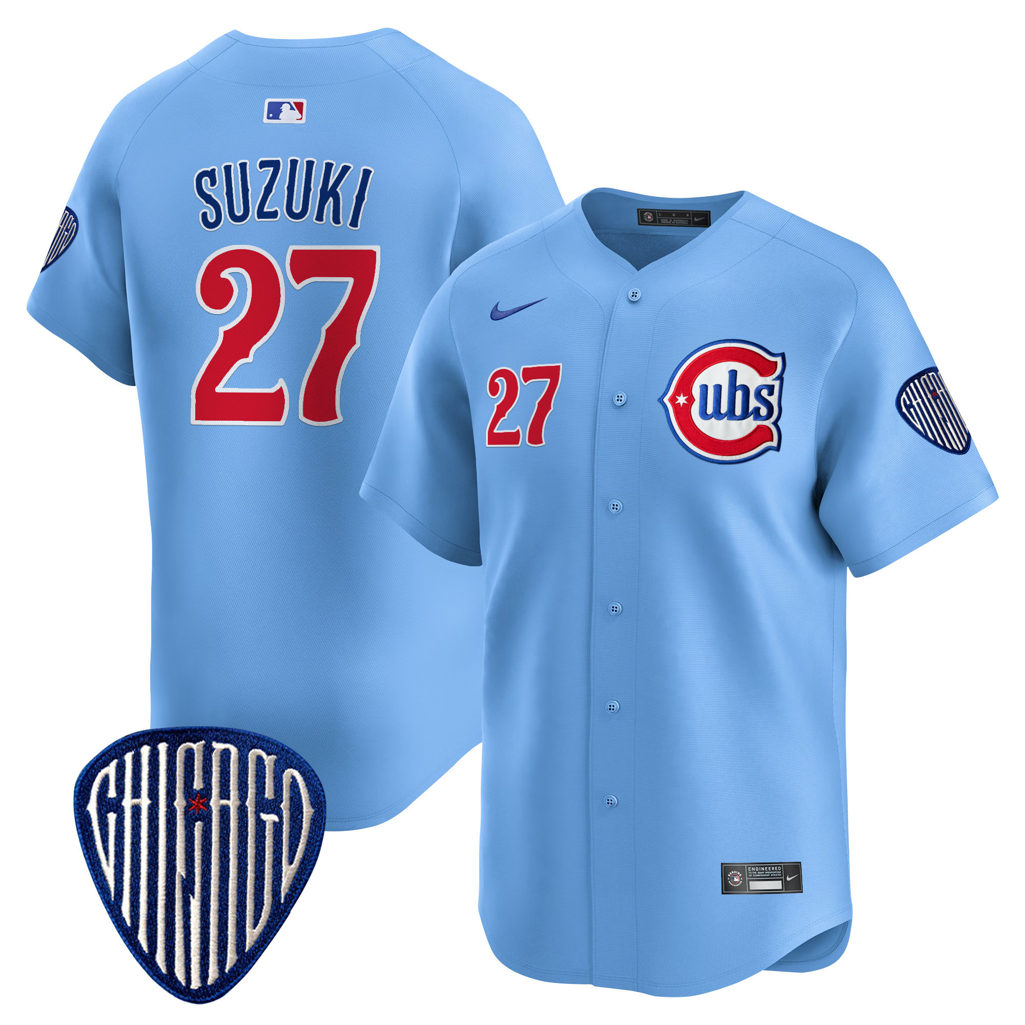 Seiya Suzuki Men's Chicago Cubs Blue Alternate Vapor Premier Limited Blue Jersey - All Stitched