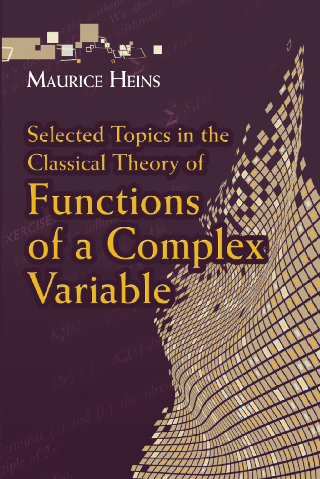 Selected Topics in the Classical Theory of Functions of a Complex Variable - (PDF/EPUB Version)