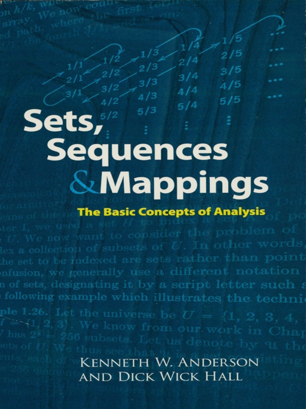 Sets, Sequences and Mappings The Basic Concepts of Analysis - (PDF/EPUB Version)