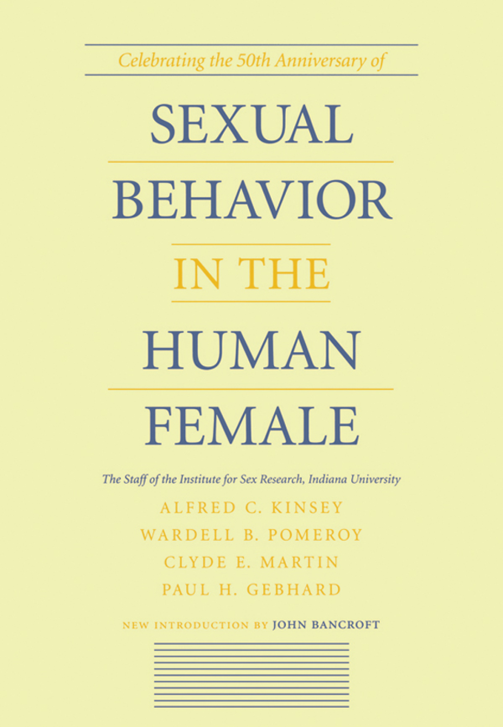 Sexual Behavior in the Human Female - (PDF/EPUB Version)