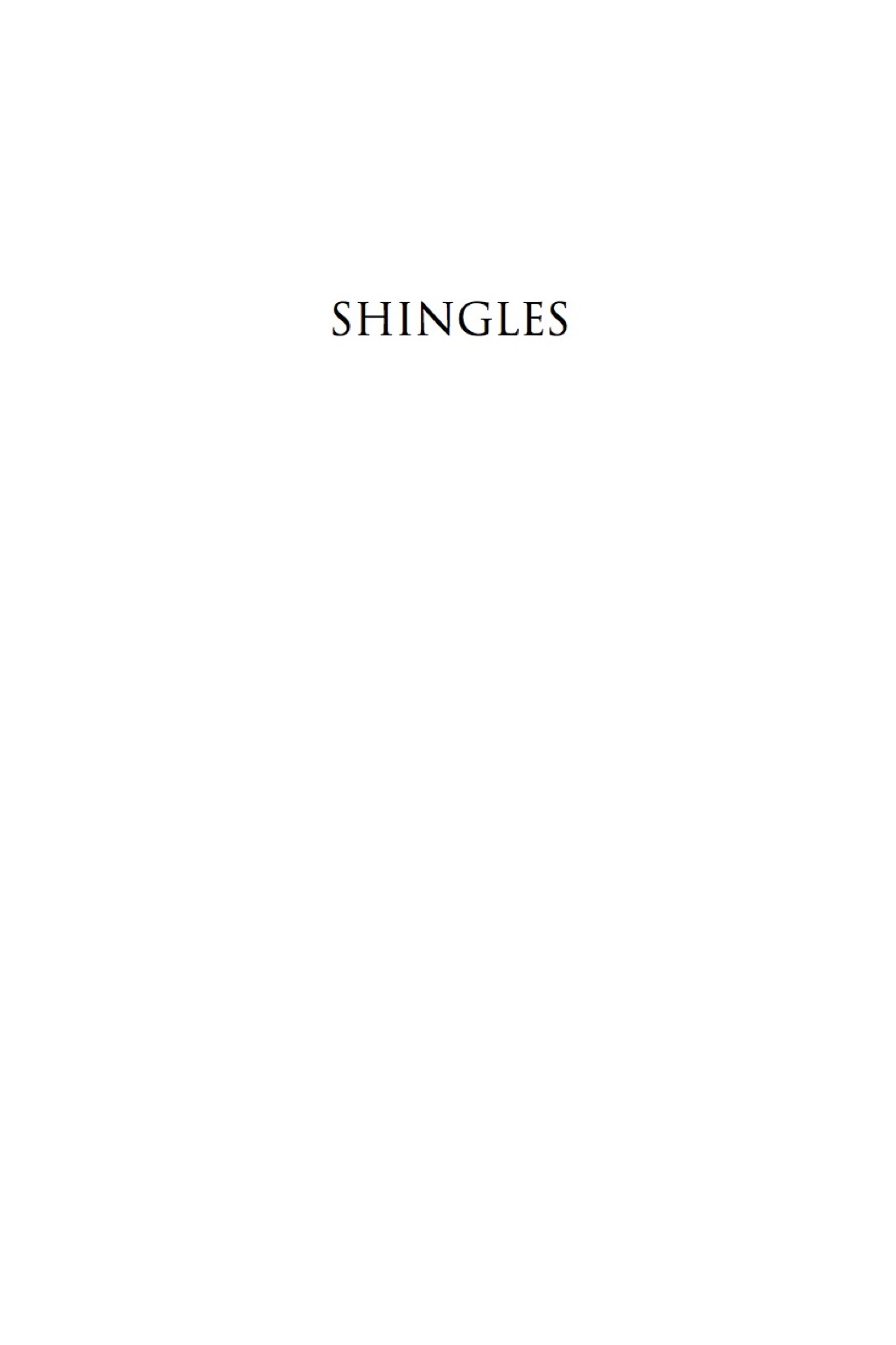 Shingles - (PDF/EPUB Version)