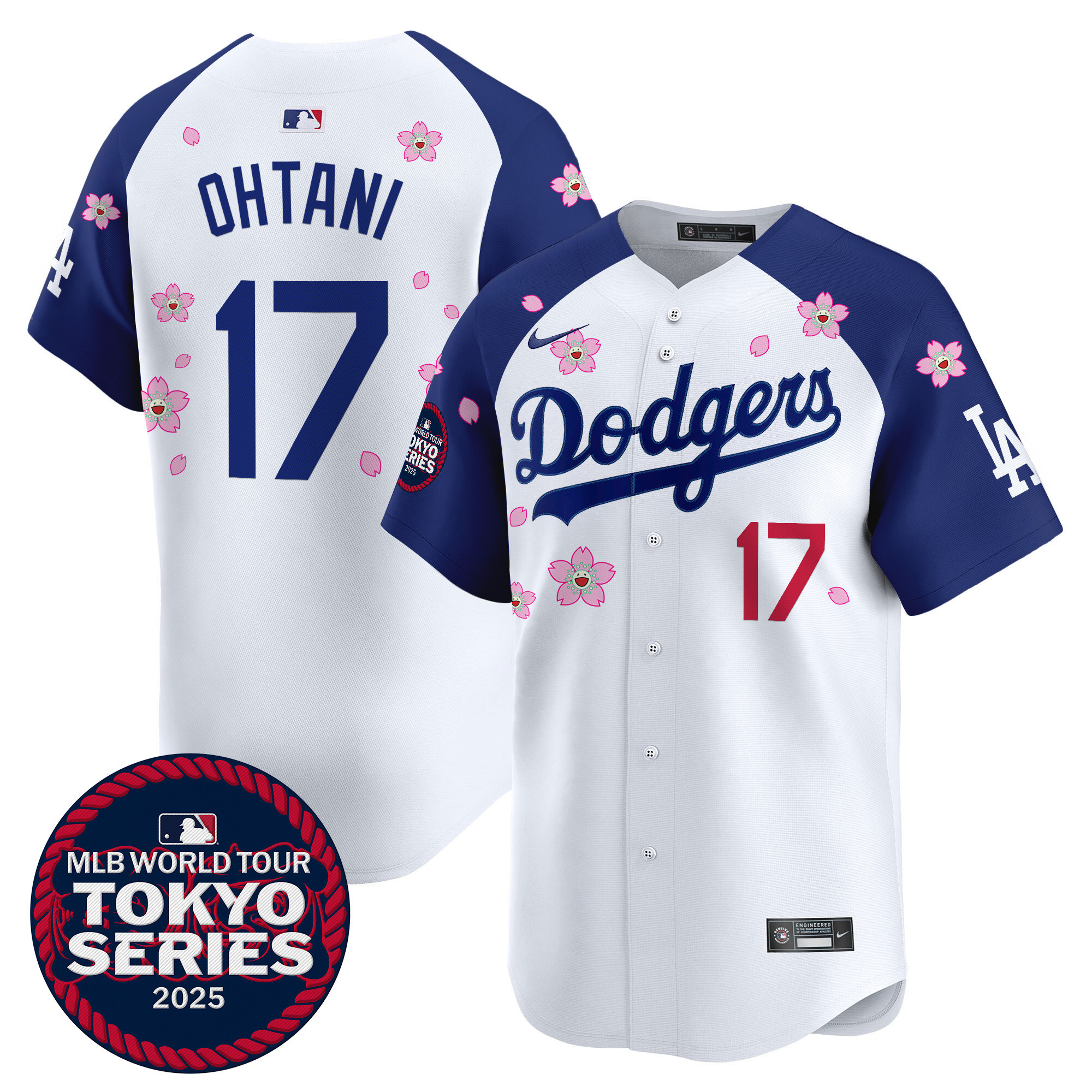 Shohei Ohtani Men's Los Angeles Dodgers Tokyo Series 2025 Vapor Premier Limited Alternate Jersey V2 - Stitched
