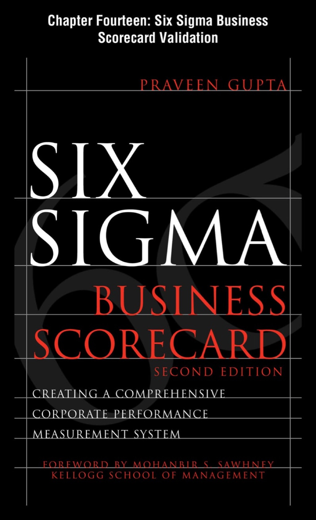 Six Sigma Business Scorecard, Chapter 14 - Six Sigma Business Scorecard Validation - (PDF/EPUB Version)