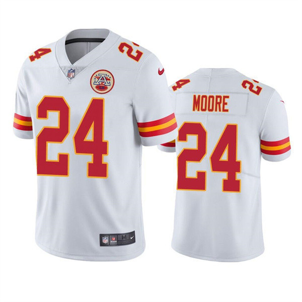 Skyy Moore Men's Kansas City Chiefs Vapor & Game Player - All Stitched Vapor Jersey - All Stitched