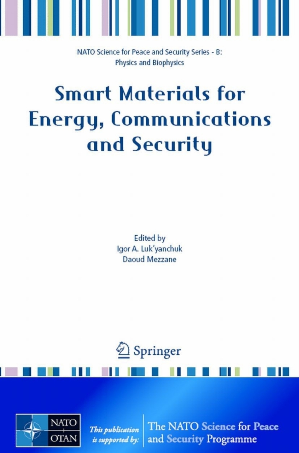 Smart Materials for Energy, Communications and Security 1st Edition â ...