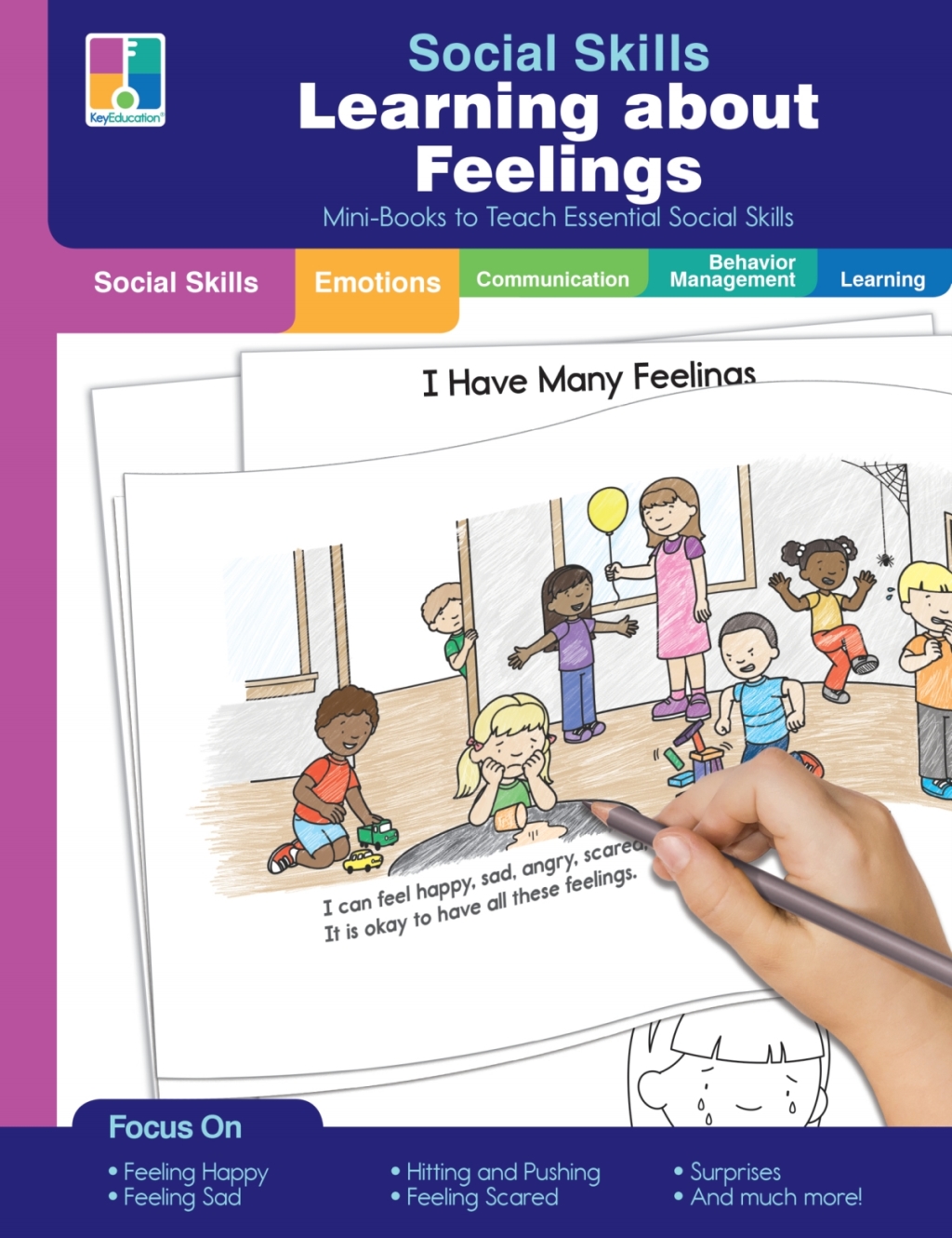 Social Skills Mini-Books Learning about Feelings - (PDF/EPUB Version)
