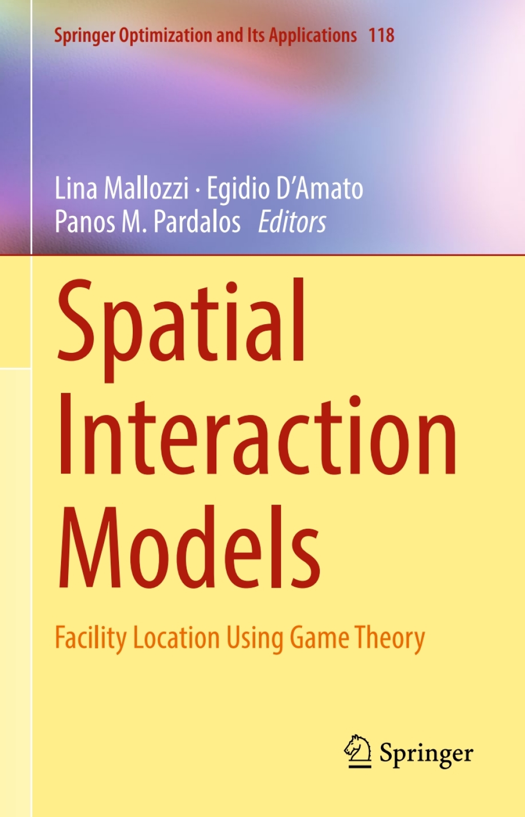 Spatial Interaction Models Facility Location Using Game Theory â€“ PDF ...