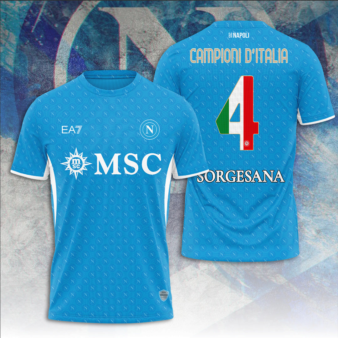 SSC NAPOLI CAMPIONE DÃ¢â‚¬â„¢ITALIA 2025 T-shirt