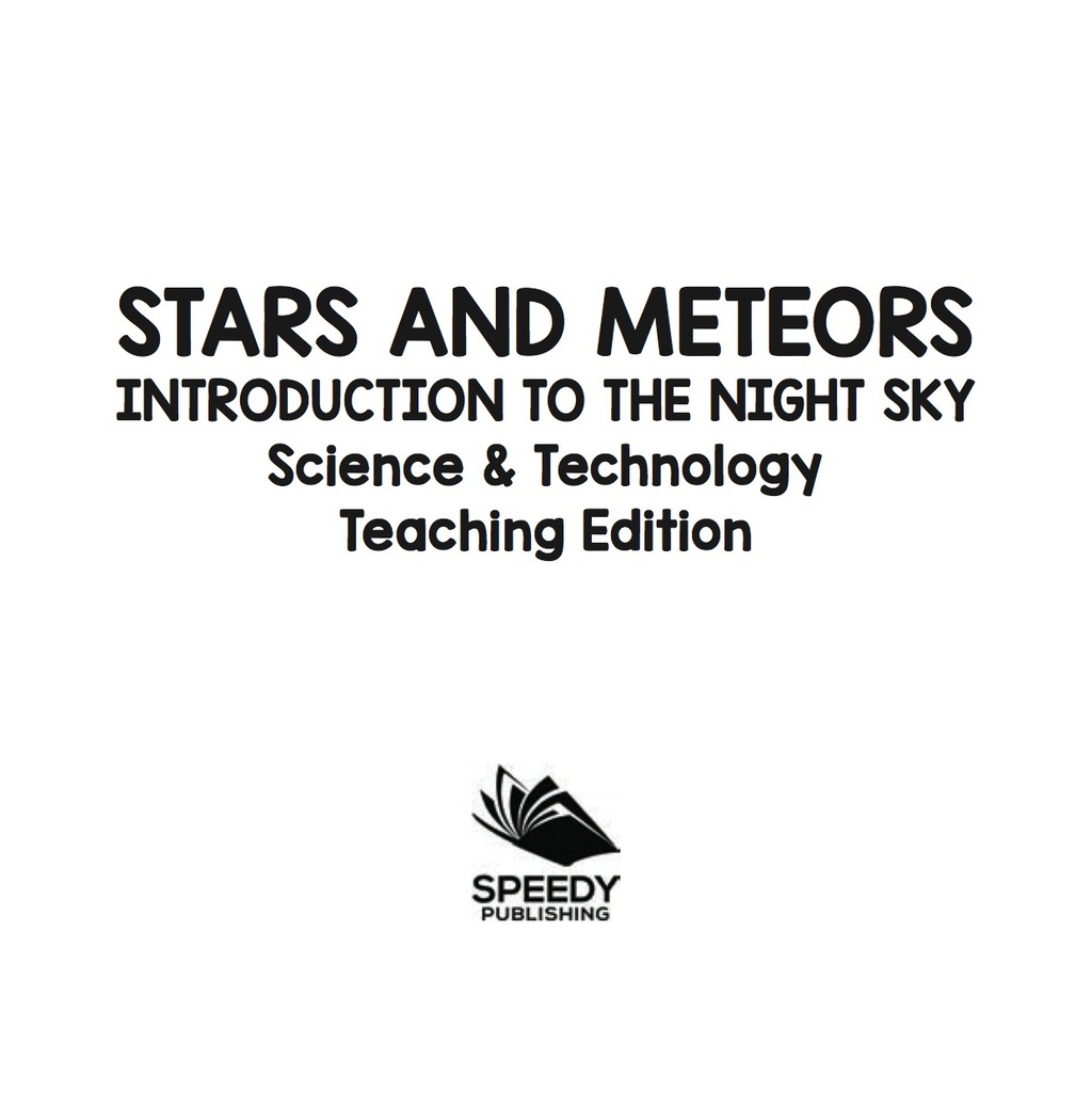 Stars and Meteors | Introduction to the Night Sky | Science & Technology Teaching Edition - (PDF/EPUB Version)