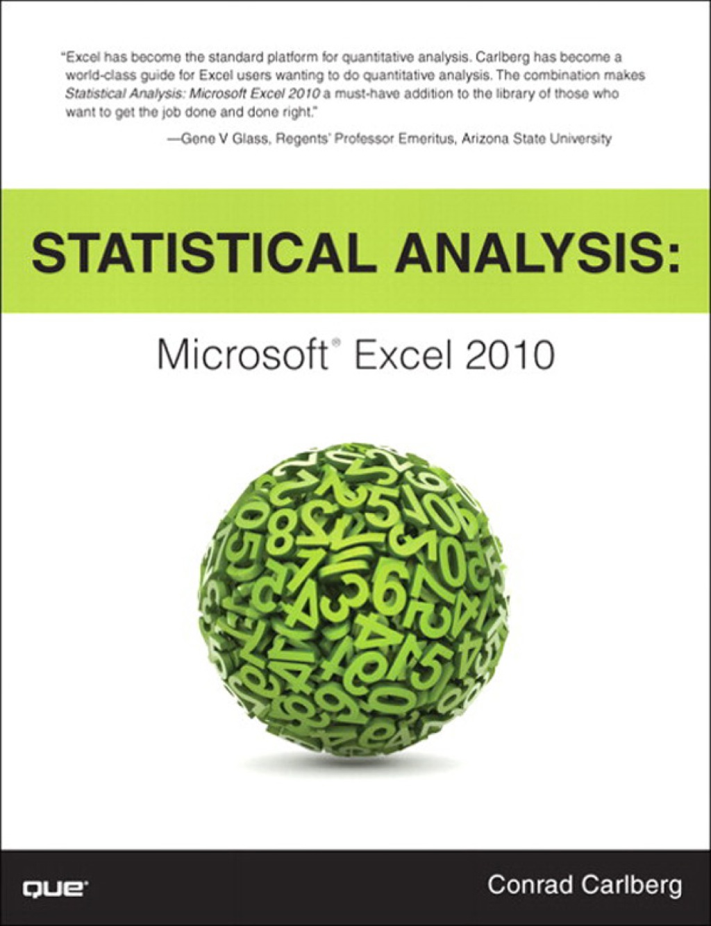 Statistical Analysis Microsoft Excel 2010 1st Edition - (PDF/EPUB Version)