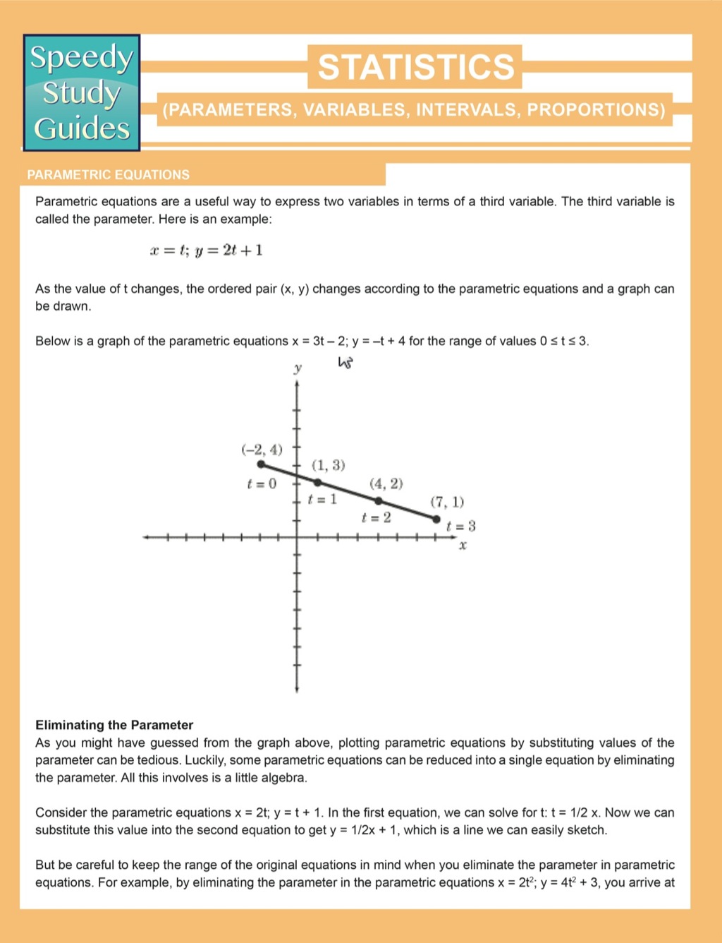 Statistics (Parameters, Variables, Intervals, Proportions) (Speedy Study Guides) - (PDF/EPUB Version)