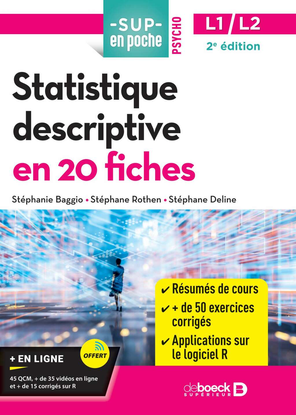 Statistique descriptive en 20 fiches : Licence 1 et Licence 2 Licences 1 et 2 2nd Edition - (PDF/EPUB Version)