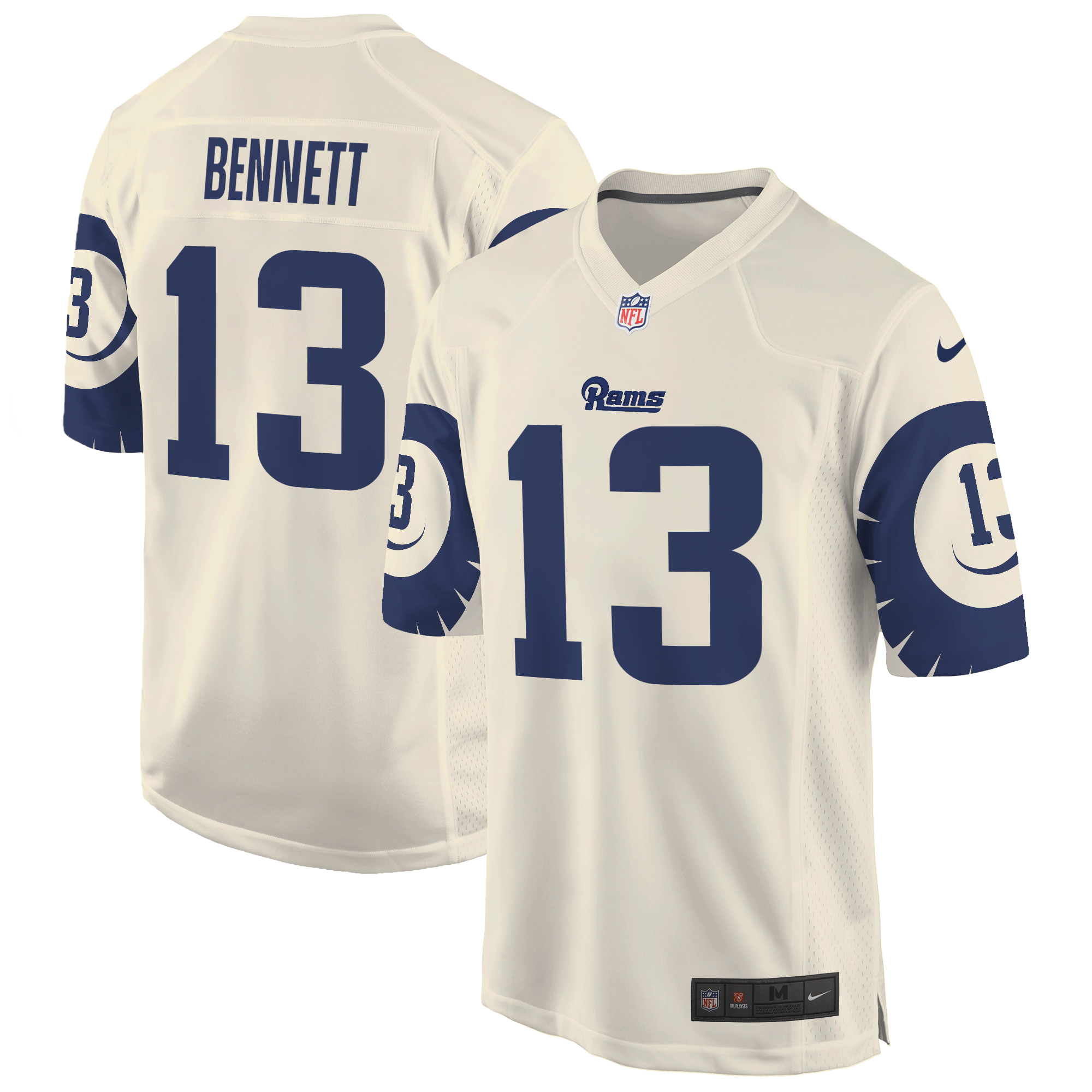 Stetson Bennett Men's Los Angeles Rams Special Game Bone Jersey - All Stitched