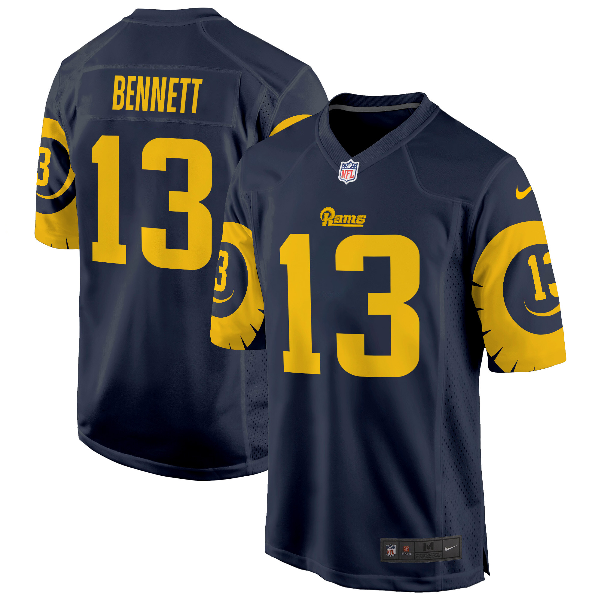Stetson Bennett Men's Los Angeles Rams Special Game Navy Jersey - All Stitched