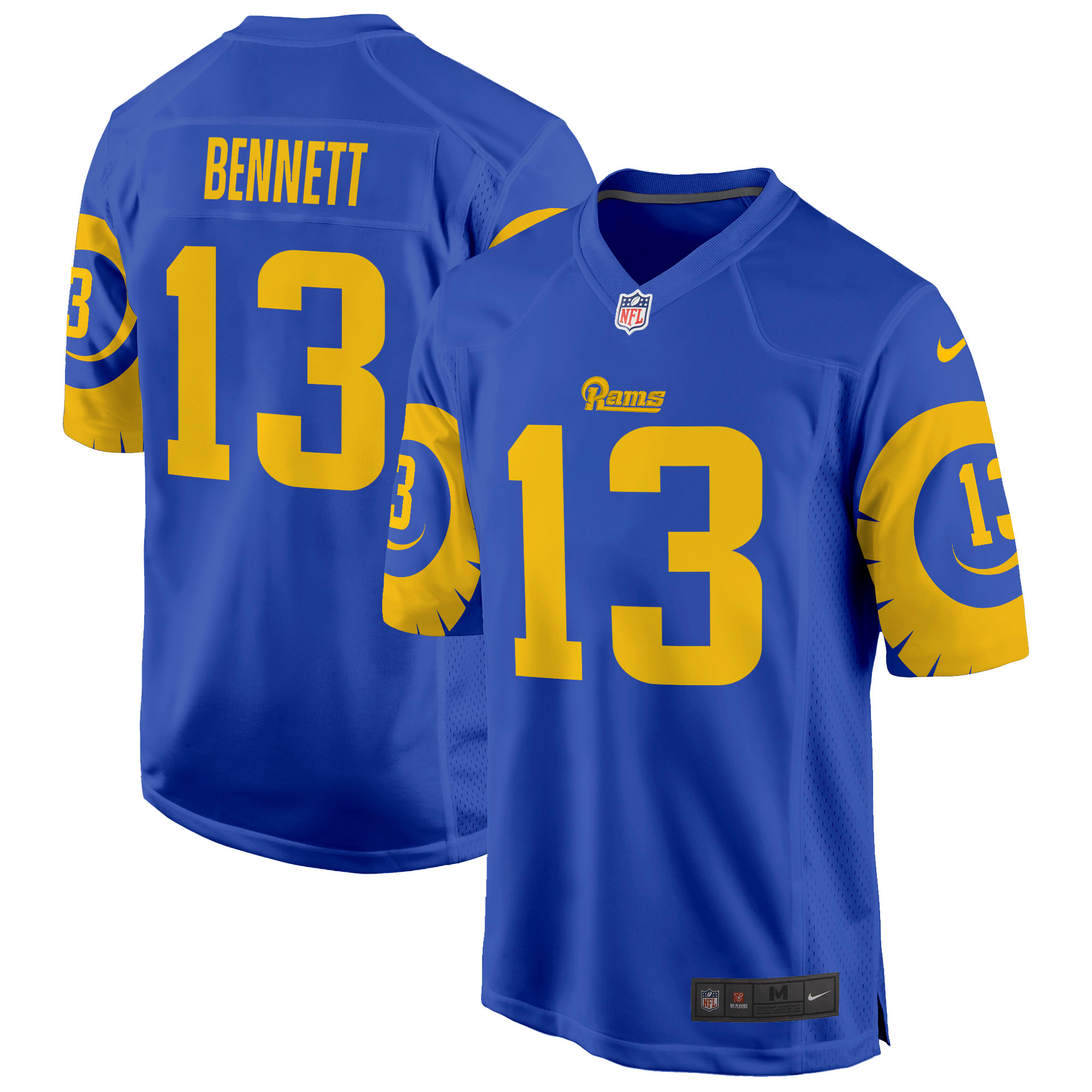 Stetson Bennett Men's Los Angeles Rams Special Game Royal Jersey - All Stitched