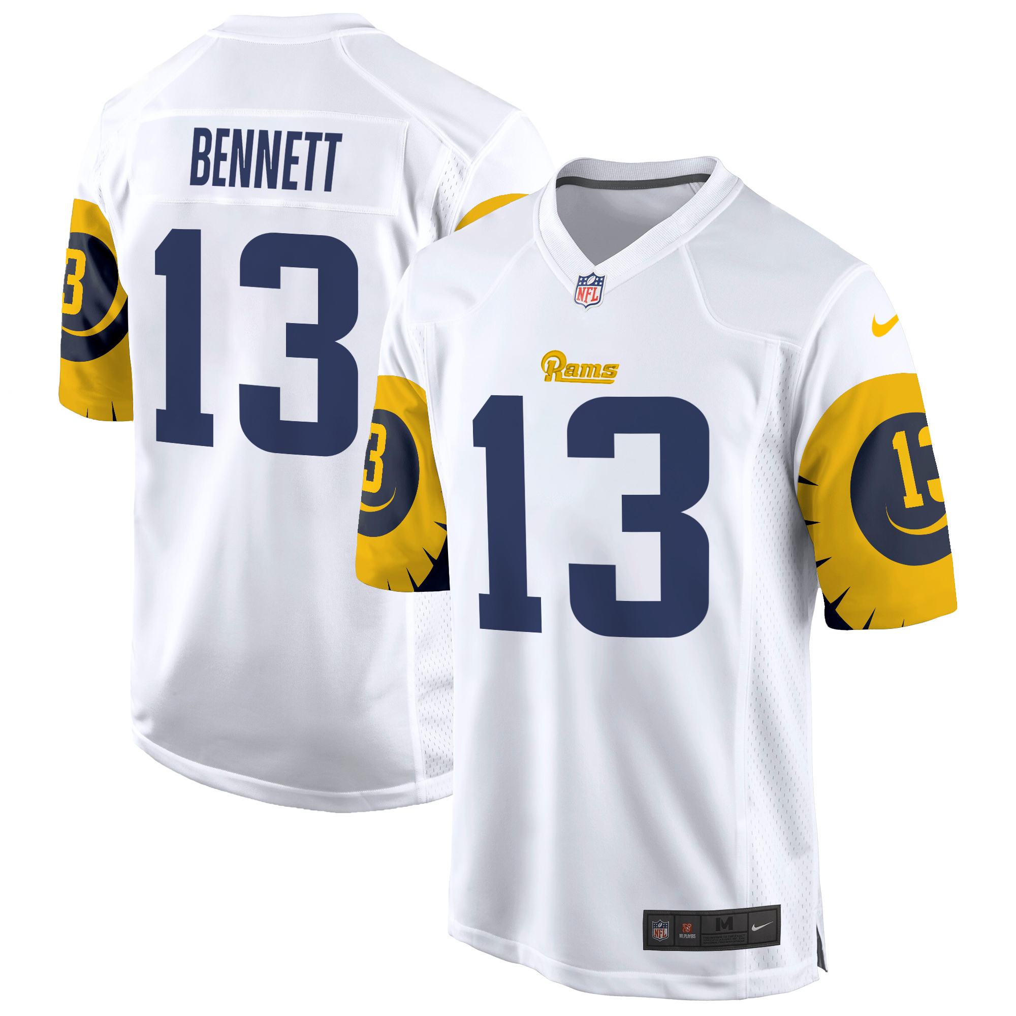 Stetson Bennett Men's Los Angeles Rams Special Game White Jersey - All Stitched