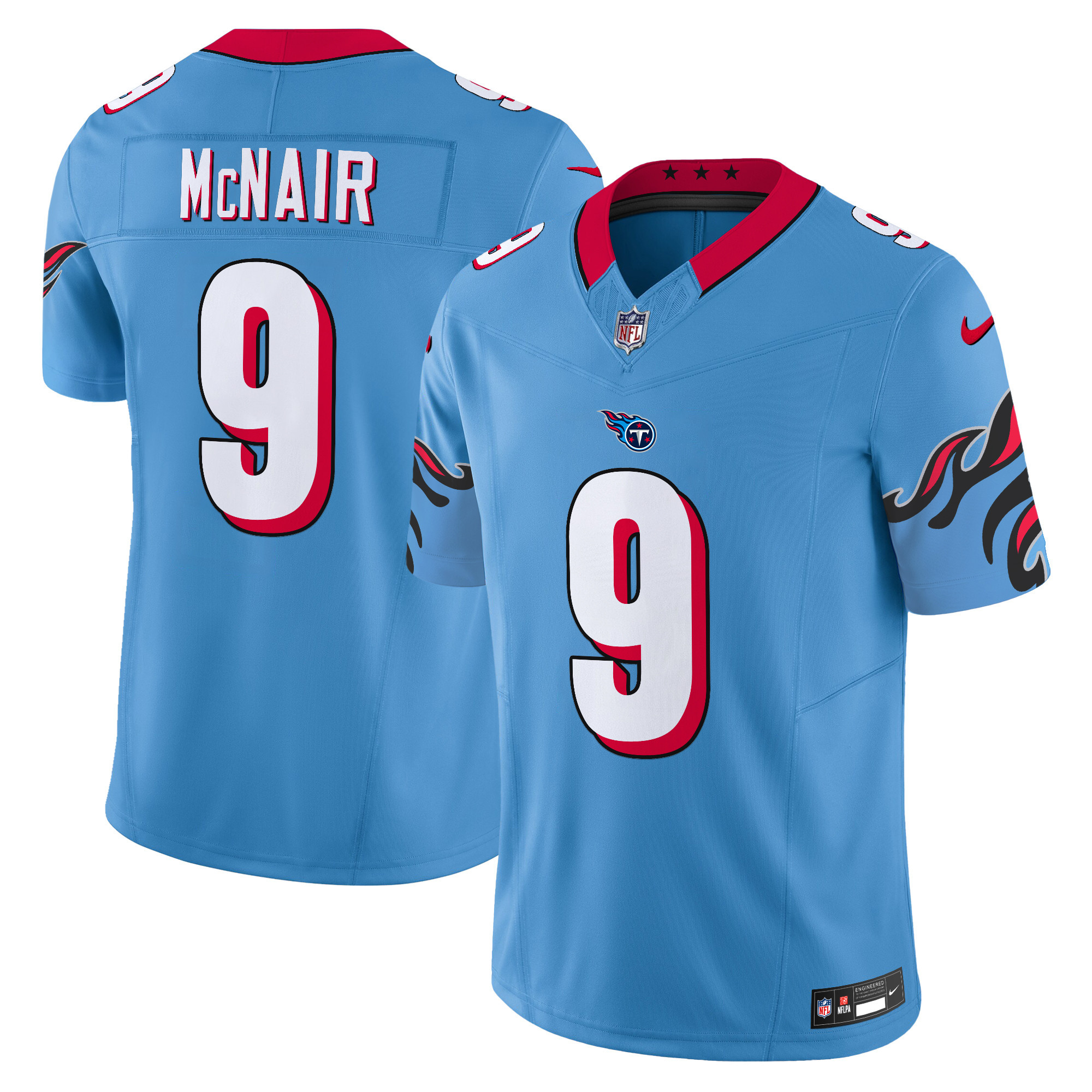 Steve Mcnair Men's Tennessee Titans Special Vapor Limited Light Blue Jersey - All Stitched