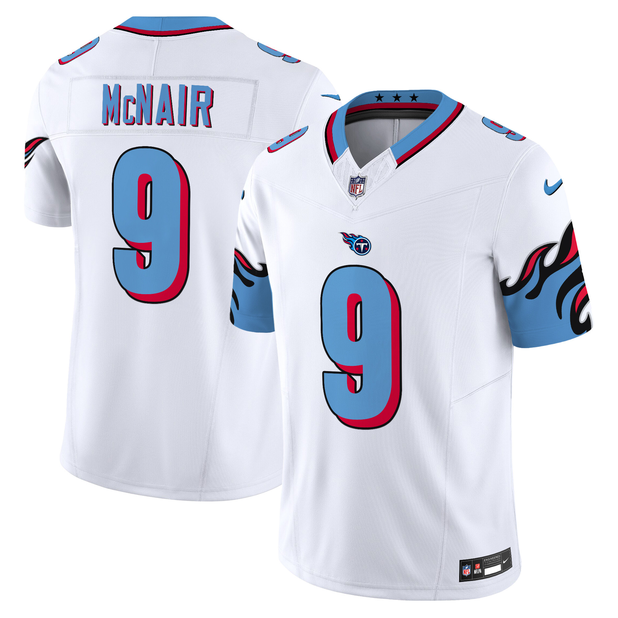Steve Mcnair Men's Tennessee Titans Special Vapor Limited White Jersey - All Stitched