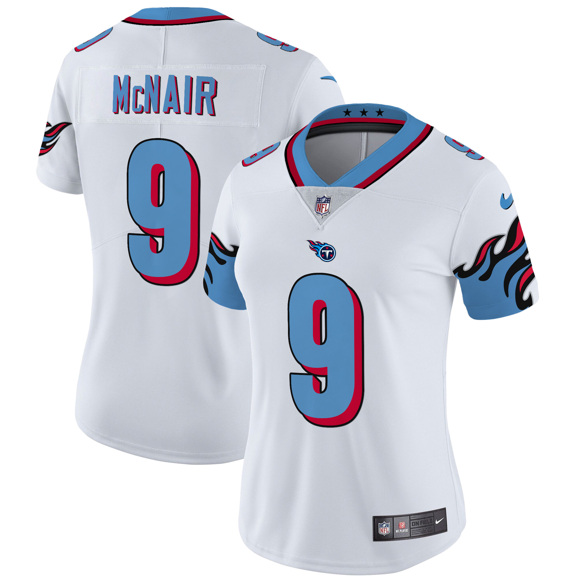 Steve Mcnair Women's Tennessee Titans Special Vapor Limited White Jersey - All Stitched
