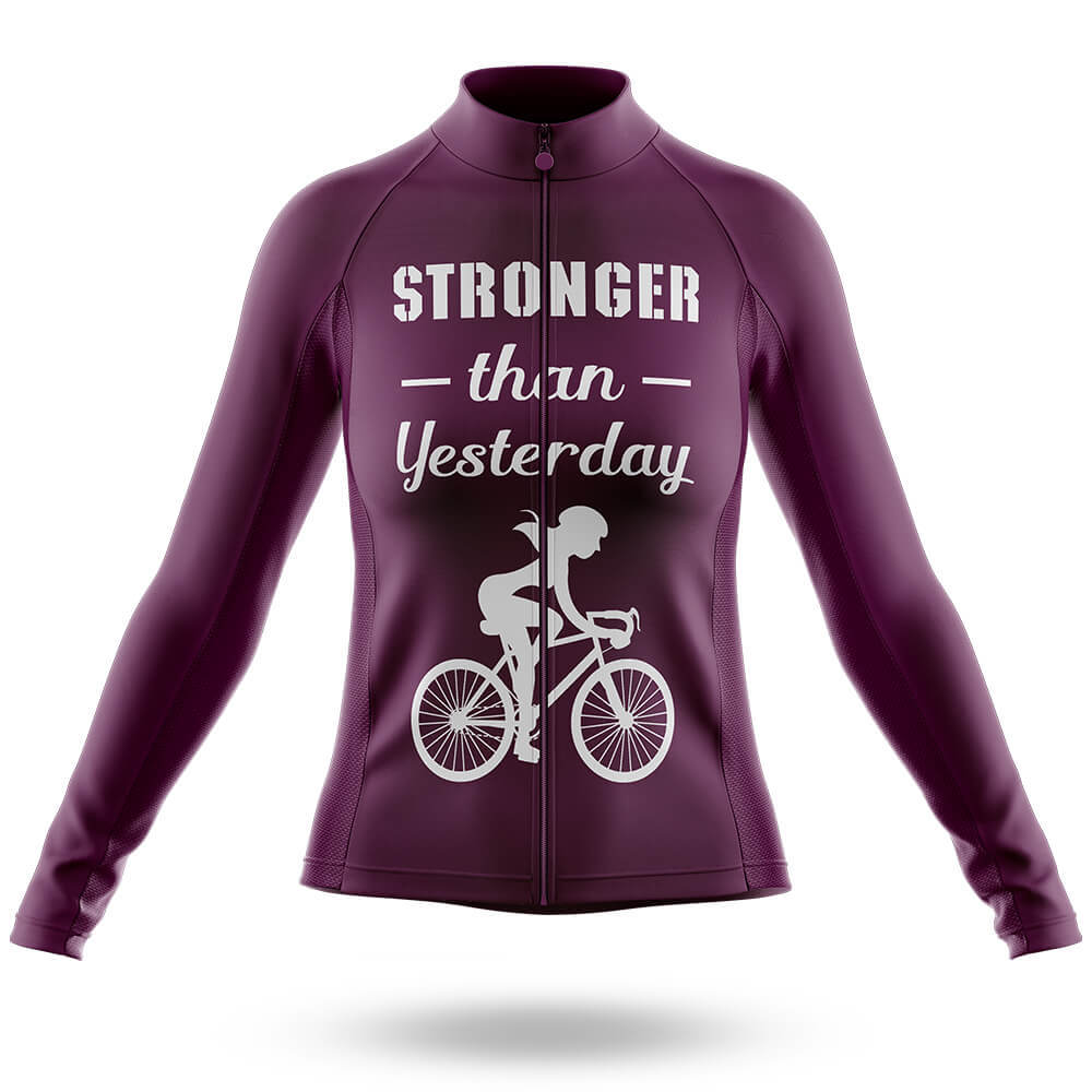 Stronger - Women's Cycling Long Sleeve Jersey