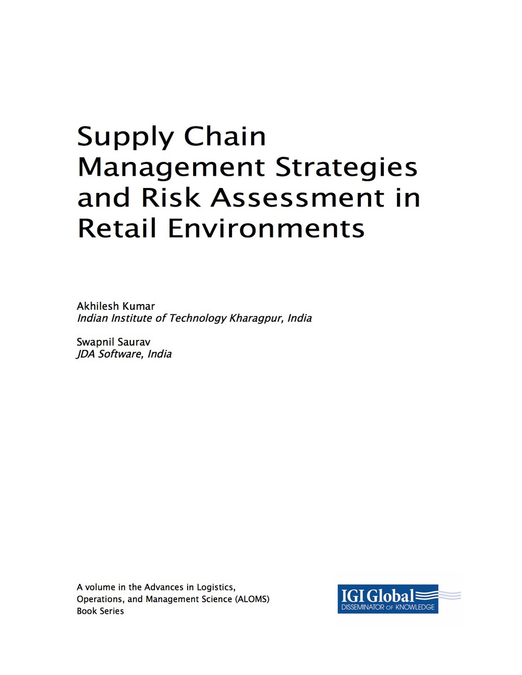 Retail Store Visitors Risk Assessment Supply Chain Management Strategies and Risk Assessment in Retail ...