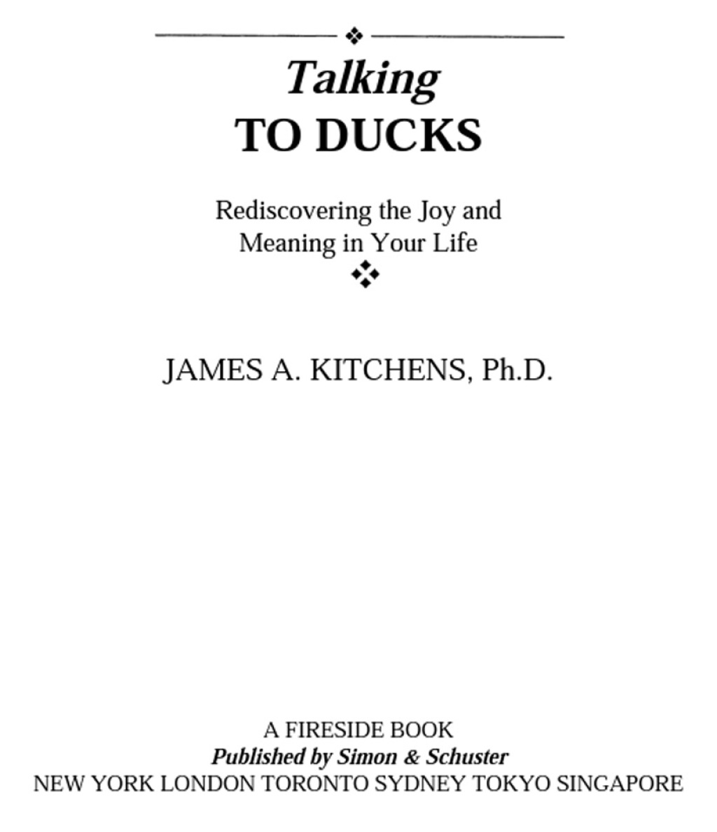 Talking to Ducks - (PDF/EPUB Version)