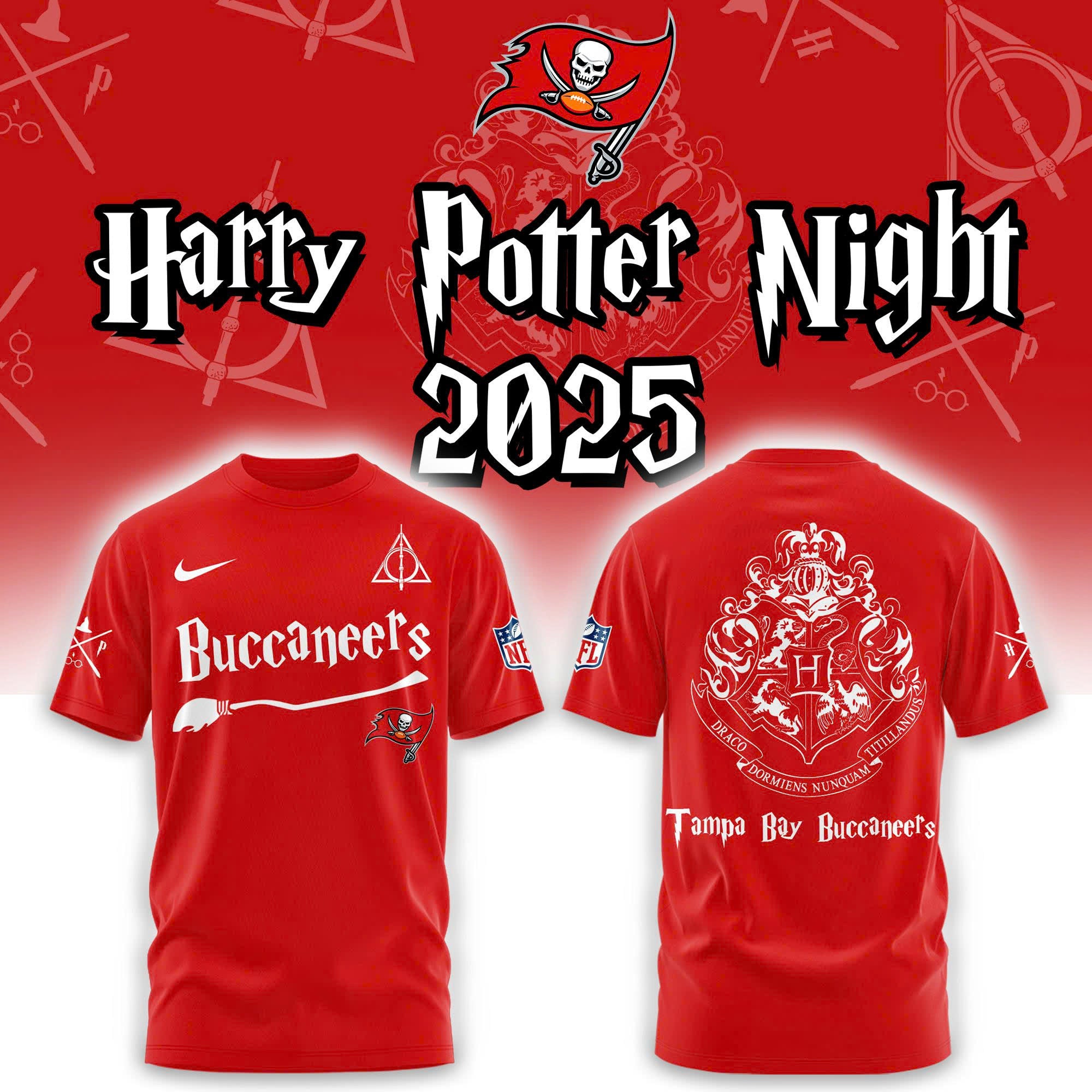 Tampa Bay Buccaneers Harry Potter Graphic Tee