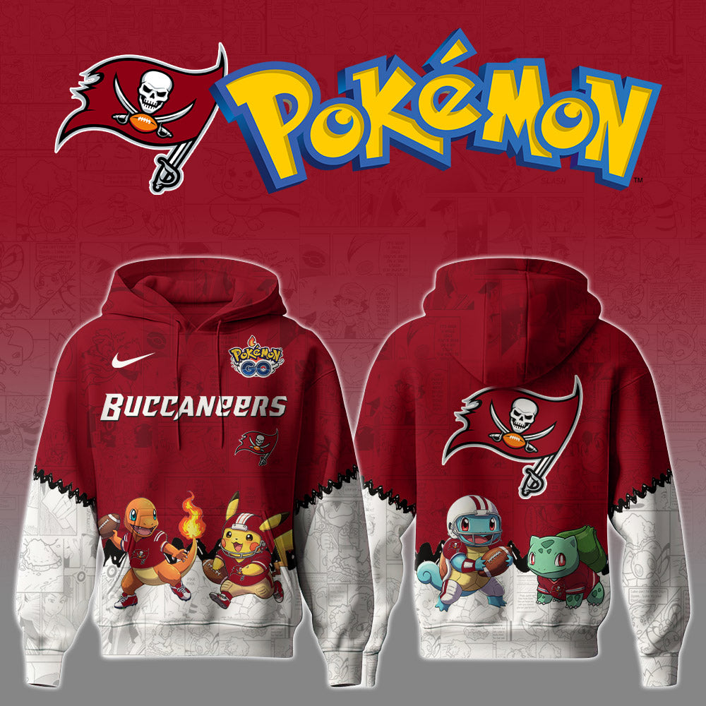 Tampa Bay Buccaneers Pokemon Limited Edition Hoodie
