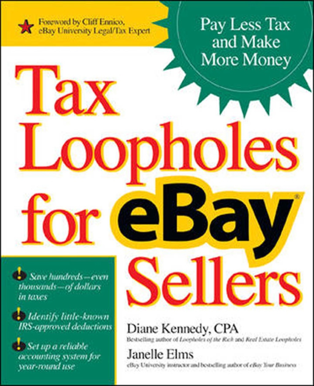 Tax Loopholes for eBay Sellers 1st Edition - (PDF/EPUB Version)
