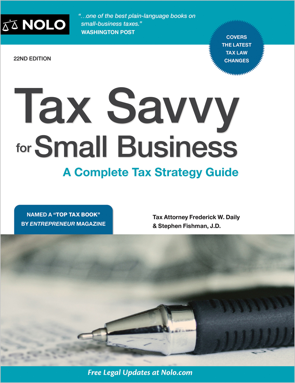 Tax Savvy for Small Business A Complete Tax Strategy Guide 22nd Edition - (PDF/EPUB Version)