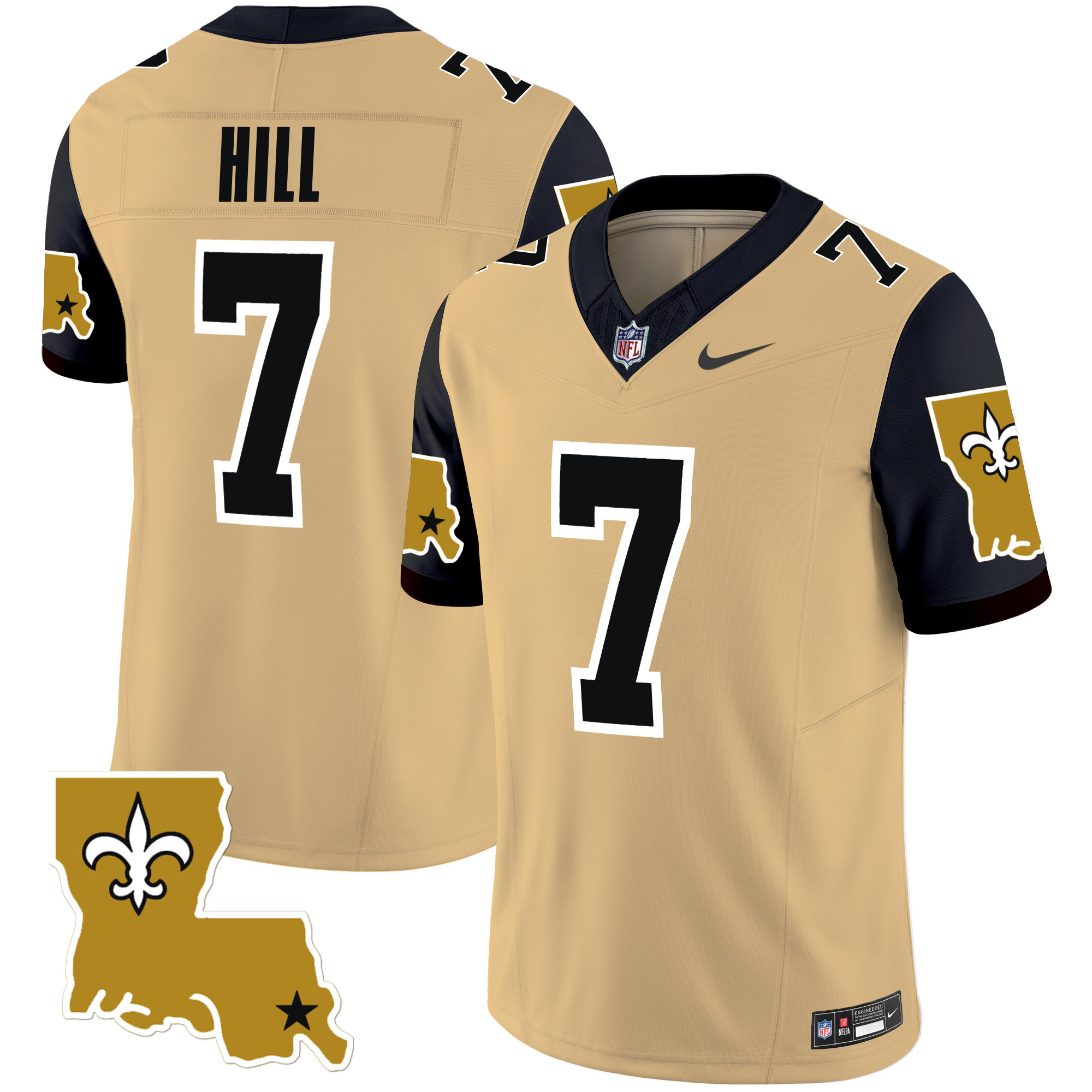 Taysom Hill Men's New Orleans Saints 1987 Legacy Vapor Limited Gold Jersey - All Stitched
