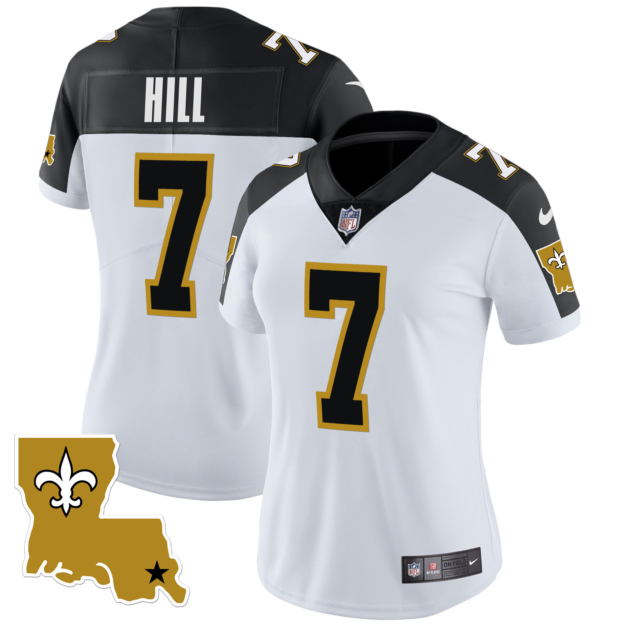 Taysom Hill Women's New Orleans Saints 1987 Legacy Vapor Inverted Jersey - All Stitched