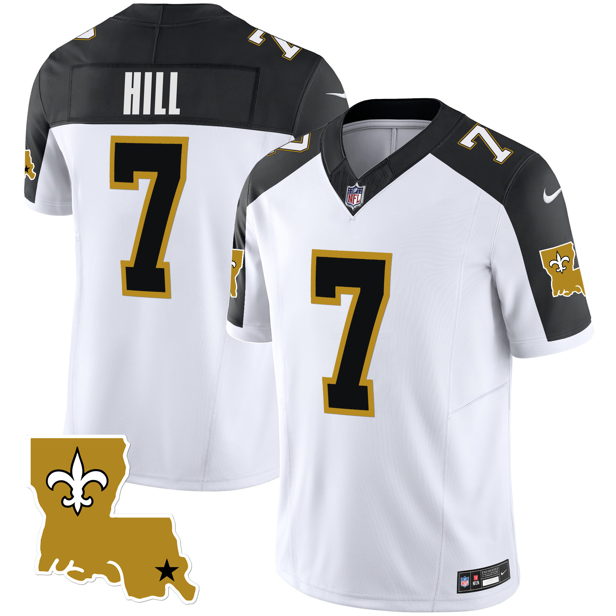 Taysom Hill Youth's New Orleans Saints 1987 Legacy Vapor Inverted Jersey - All Stitched