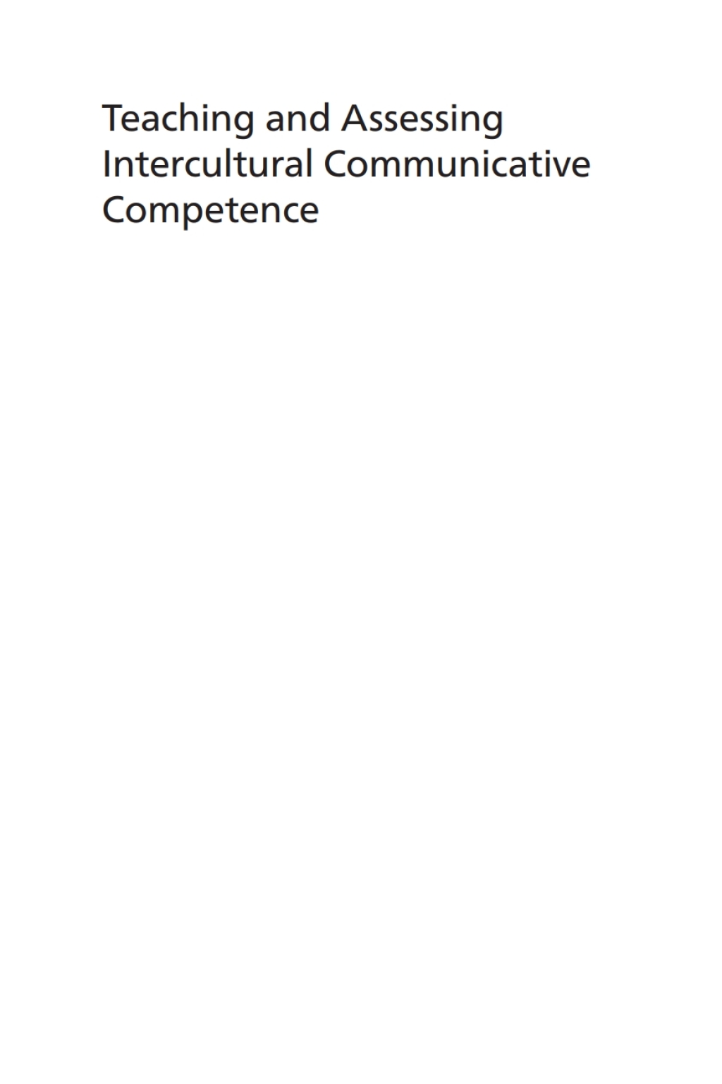 Teaching and Assessing Intercultural Communicative Competence Revisited 2nd Edition - (PDF/EPUB Version)