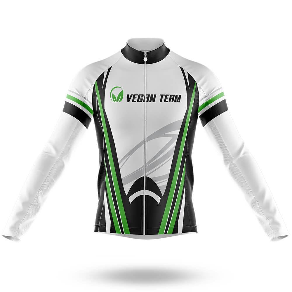 Team Vegan V5 - Men's Cycling Long Sleeve Jersey