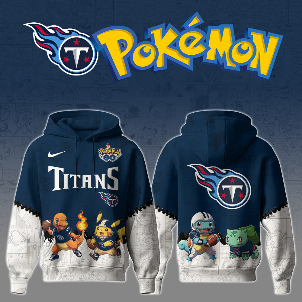 Tennessee Titans Pokemon Limited Edition Hoodie