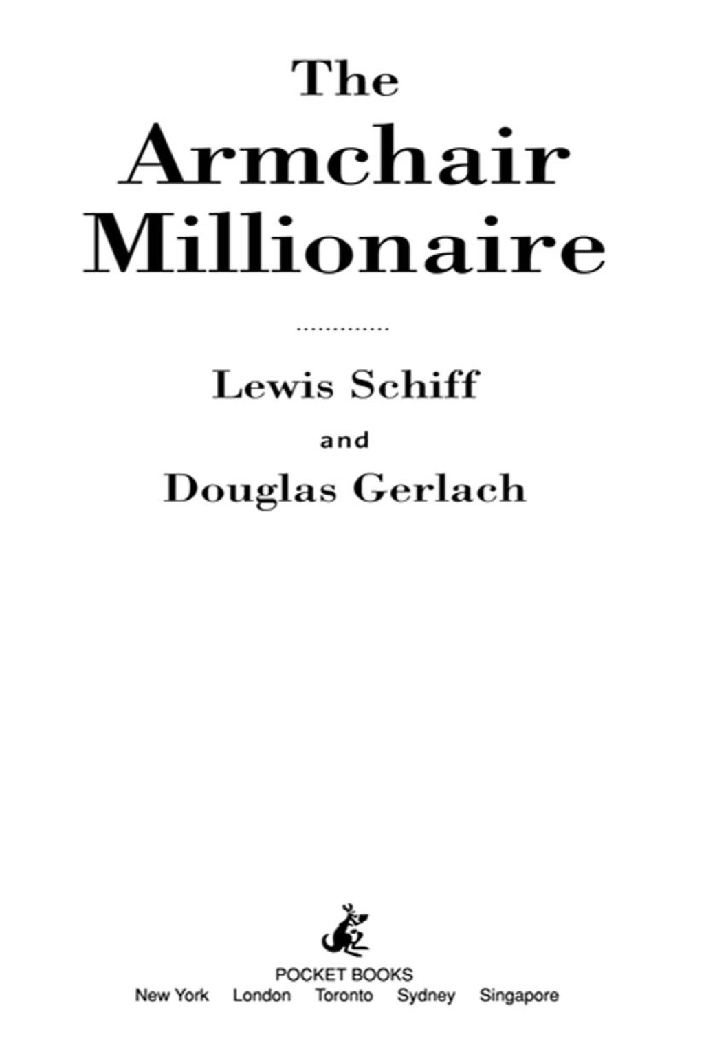 The Armchair Millionaire - (PDF/EPUB Version)