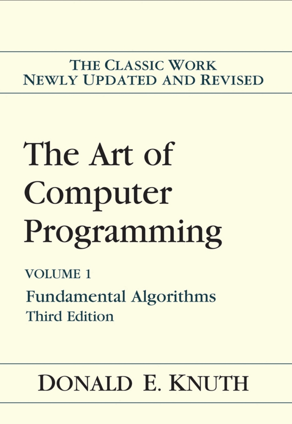 The Art of Computer Programming Volume 1: Fundamental Algorithms 3rd Edition â€“ PDF/EPUB Version Downloadable