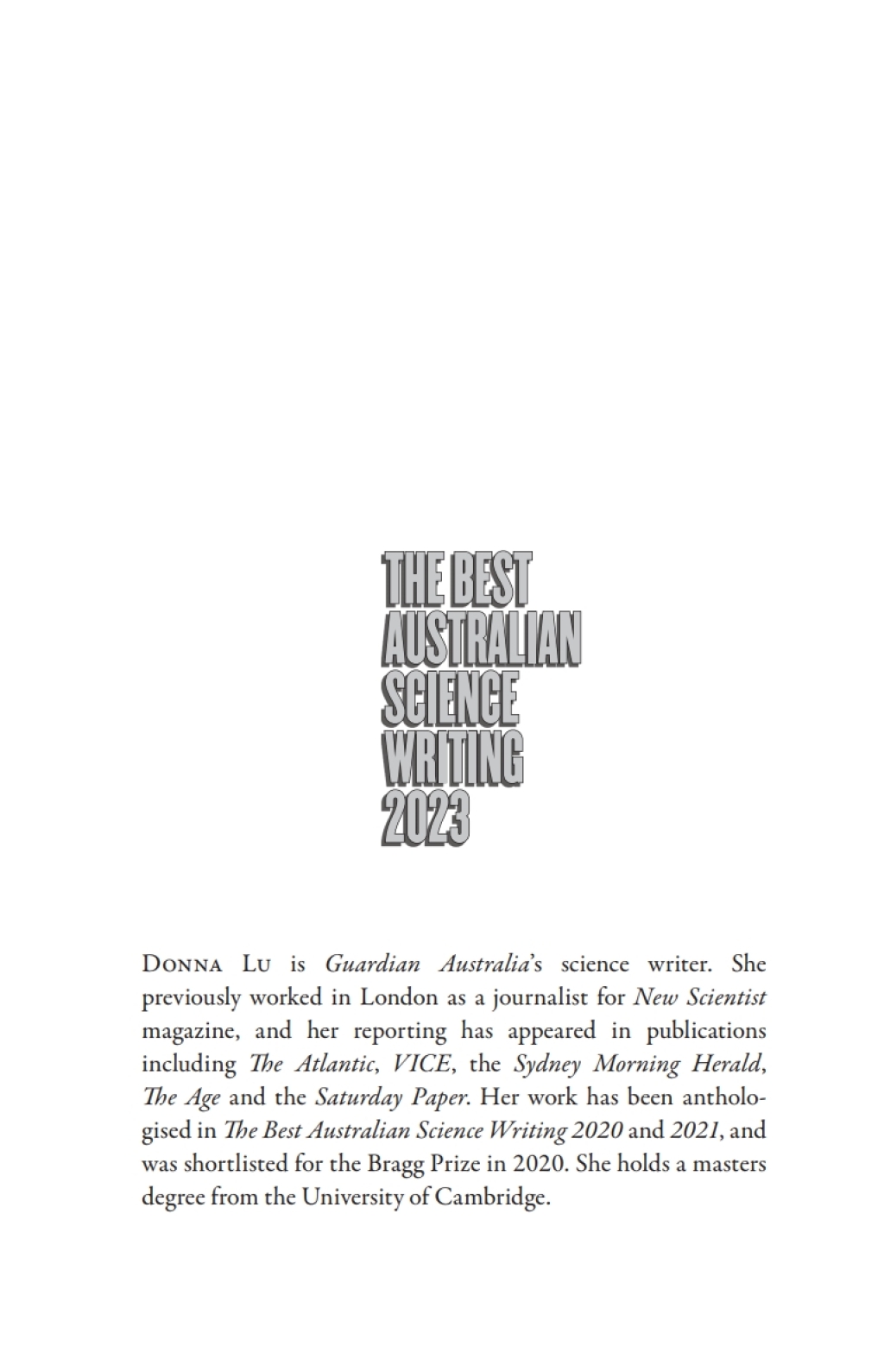 The Best Australian Science Writing 2023 - (PDF/EPUB Version)