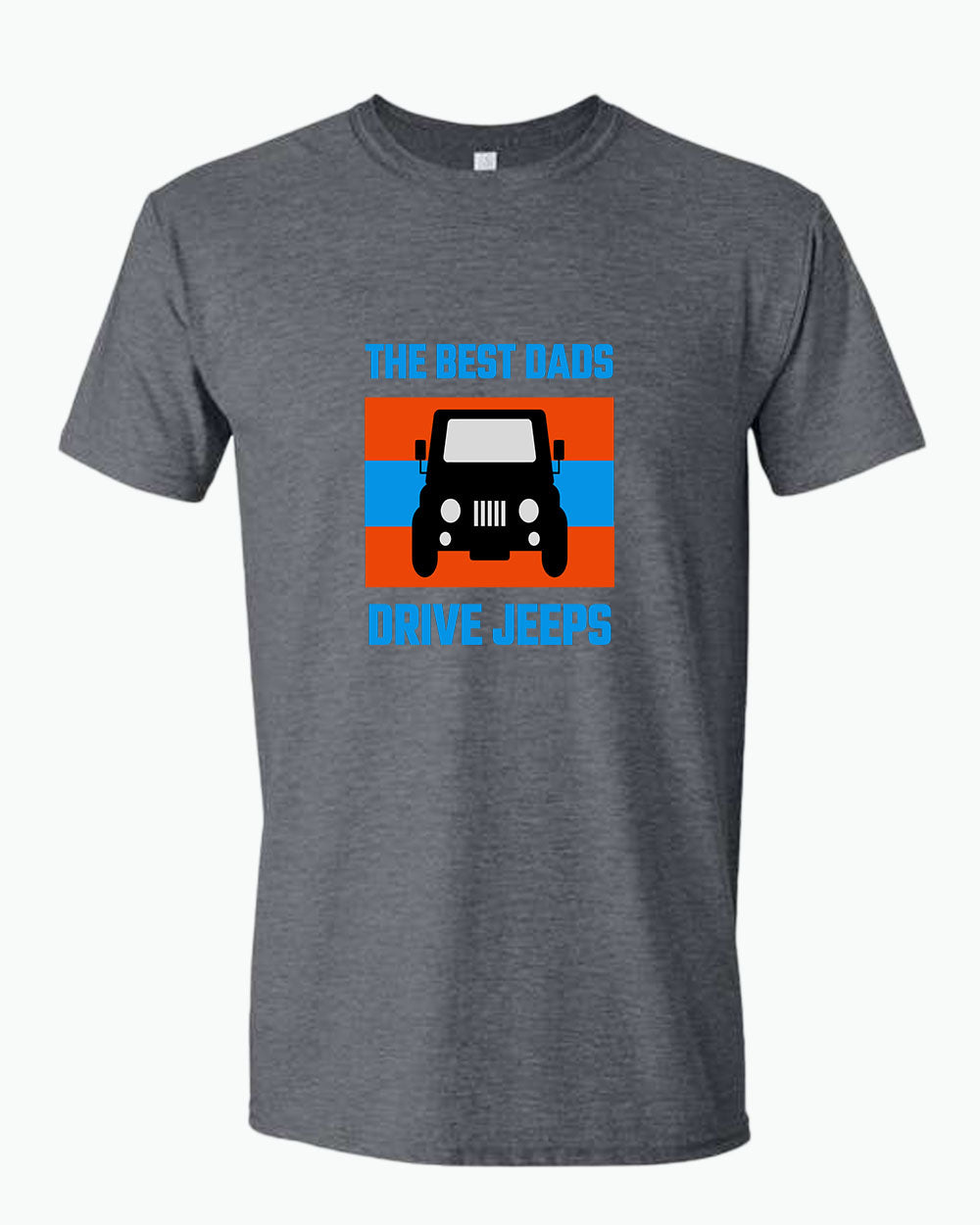 The best dads drive jeeps t-shirt. funny dad t-shirt